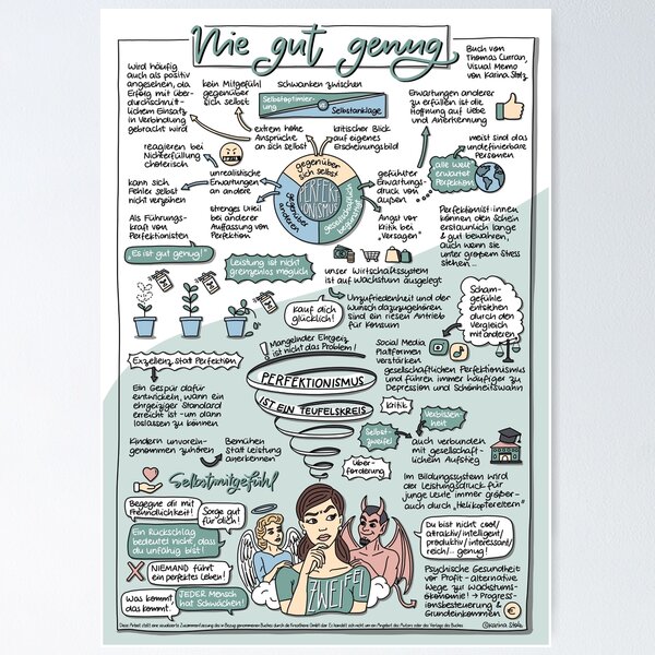 Artikel-Vorschau von Nie gut genug - Visual Memo von Karina Stolz, designt und verkauft von VisualMemos.