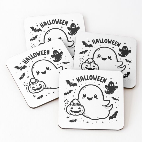 Item preview, Halloween Cute Witch Hat Ghost designed and sold by Thai Vibe Studio.