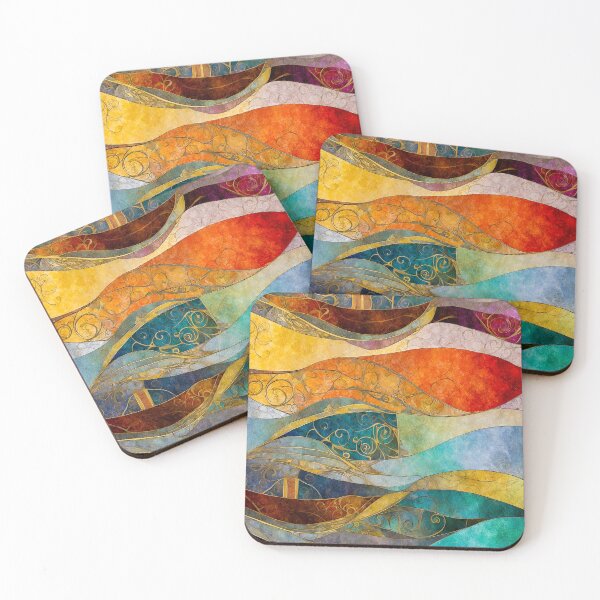 Item preview, Abstract image, colors of diversity, waves, autumn designed and sold by Oleg Viktorovic Pitkovskiy.