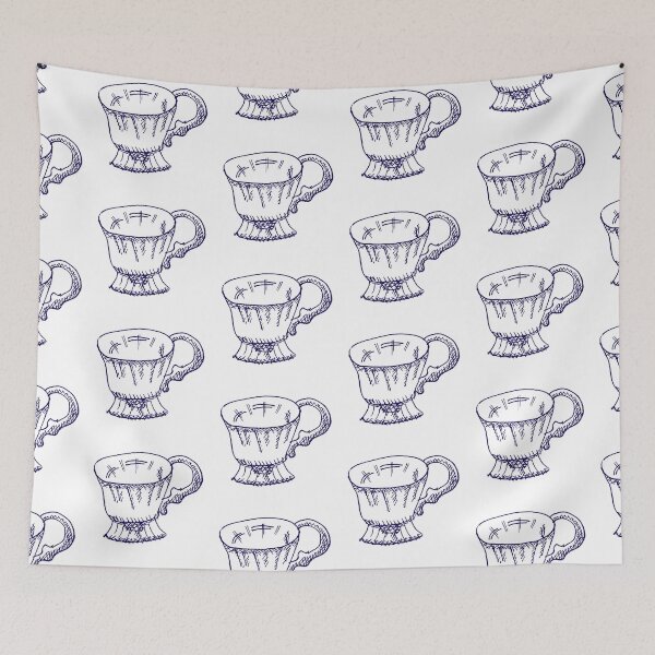 Item preview, Midnight Blue TeaCup designed and sold by MagentaTwilight.