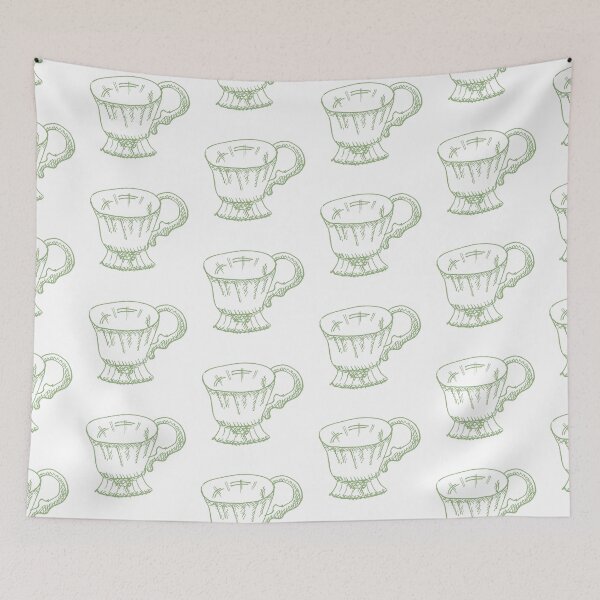 Item preview, Olive Green TeaCup designed and sold by MagentaTwilight.