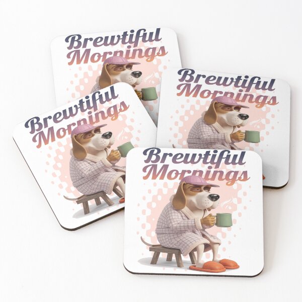 Item preview, Dear coffee - Brewtiful mornings - Perked up designed and sold by JansenGS.