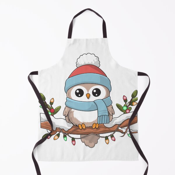 Item preview,  Cute  Festive Winter Owl T-Shirt Design Sticker Christmas shirts designed and sold by CreativeTomb.