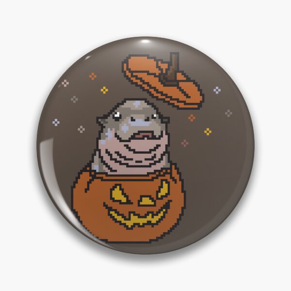 Artikelvorschau, Süßes Baby Nilpferd in Happy Halloween - Kürbis entworfen und verkauft von RelaxWild.