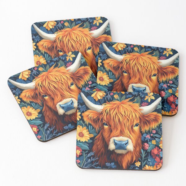 Item preview, Highland Cow Cow Scottish Cattle Scottish Highlander Highland Cattle designed and sold by ArtHouseNiklas.