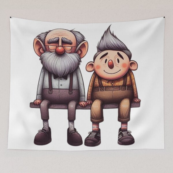 Item preview, Grandpa and Grandson designed and sold by Daofa.