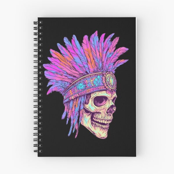 Item preview, Vibrant Tribal Punk Skull designed and sold by ShmoneyFace.