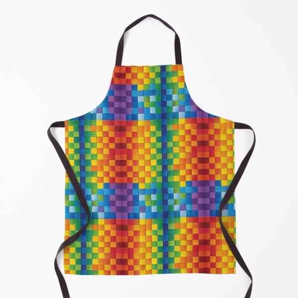 Item preview, Rainbow Pixelart Colorful Checker Pattern designed and sold by PatternBestFan.
