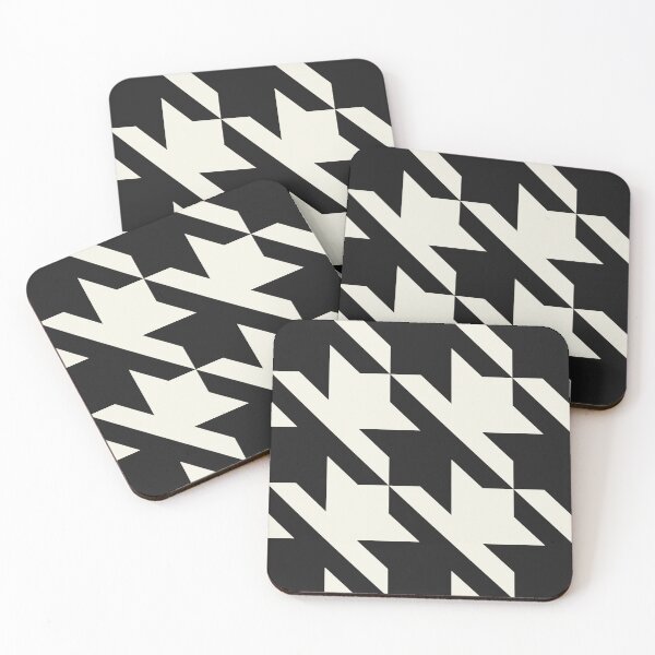 Item preview, Crownstooth Duotone Pattern (Charcoal & Cream) designed and sold by avperth.
