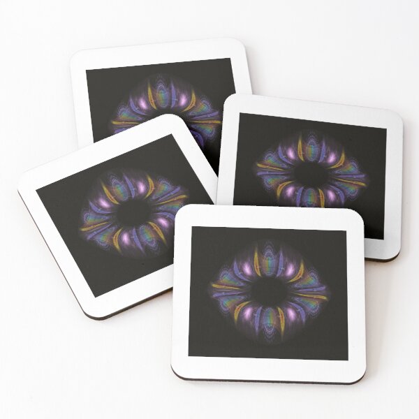 Circle of life and death Coasters (Set of 4)