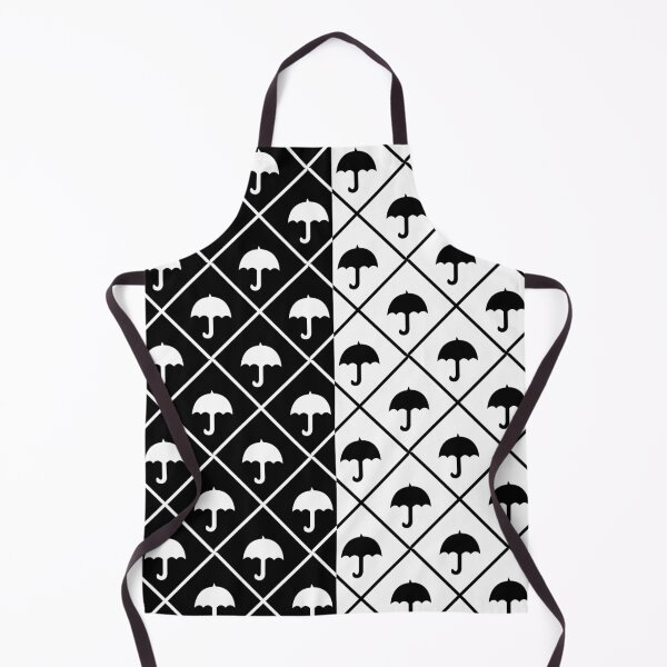 Item preview, Black White Umbrella Quatrefoil Plaid Pattern designed and sold by PatternTitan.