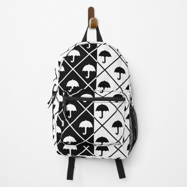 Item preview, Black White Umbrella Quatrefoil Plaid Pattern designed and sold by PatternTitan.