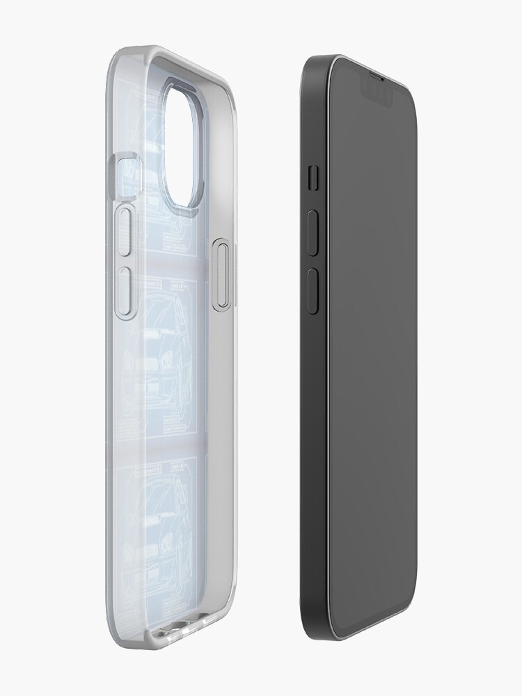 Subaru Impreza WRX STi Blob Eye Blueprint iPhone Case