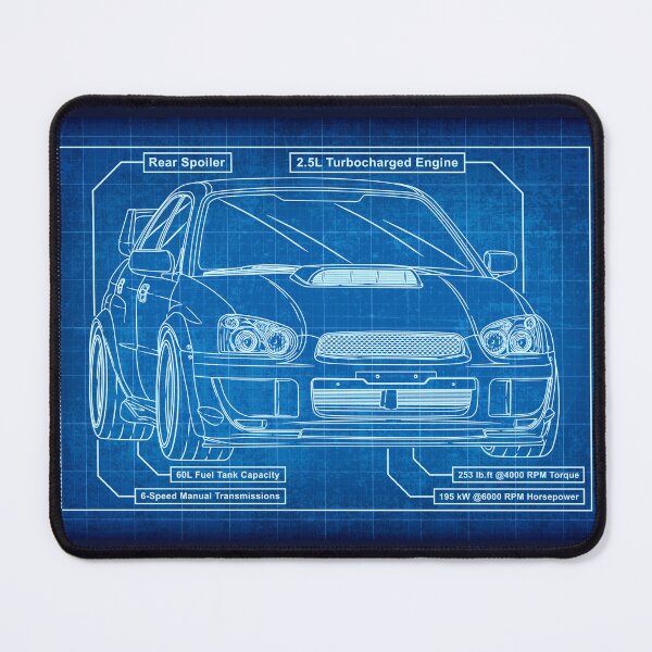 Item preview, Subaru Impreza WRX STi Blob Eye Blueprint designed and sold by JDM Guyvit.