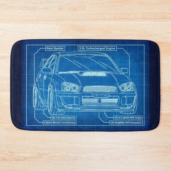 Item preview, Subaru Impreza WRX STi Blob Eye Blueprint designed and sold by JDM Guyvit.