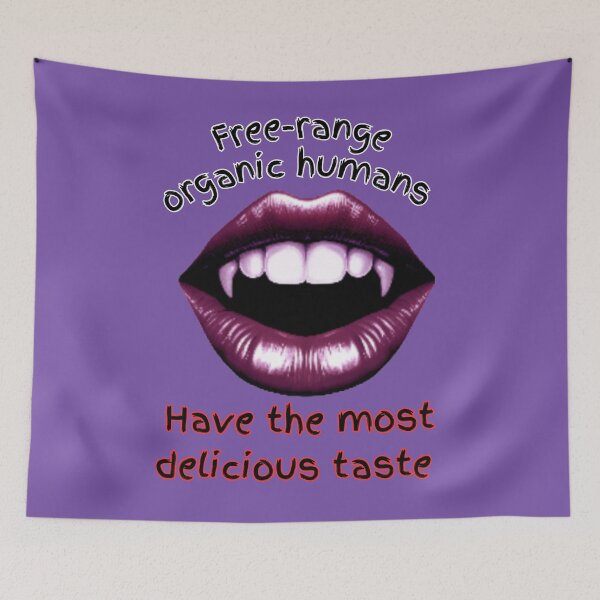 Item preview, Free-range organic humans - Have the most delicious taste | Werewolf & Vampire Lore (RP24) designed and sold by WheelieGdArt.