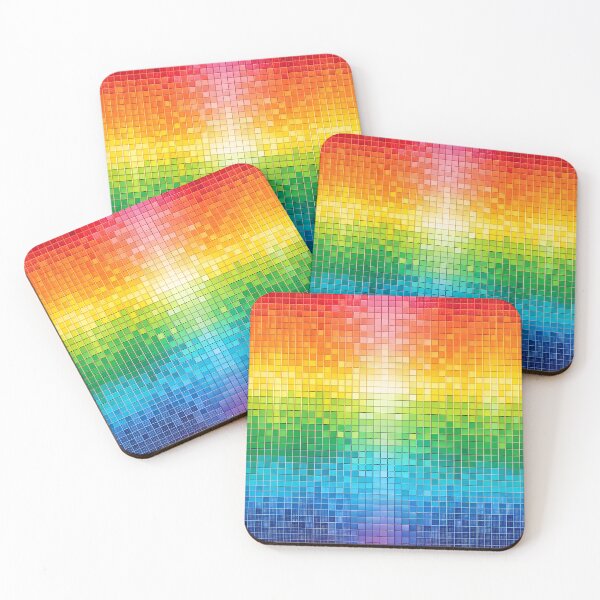 Item preview, Disco Pixelart Colorful Checker Pattern designed and sold by PatternBestFan.