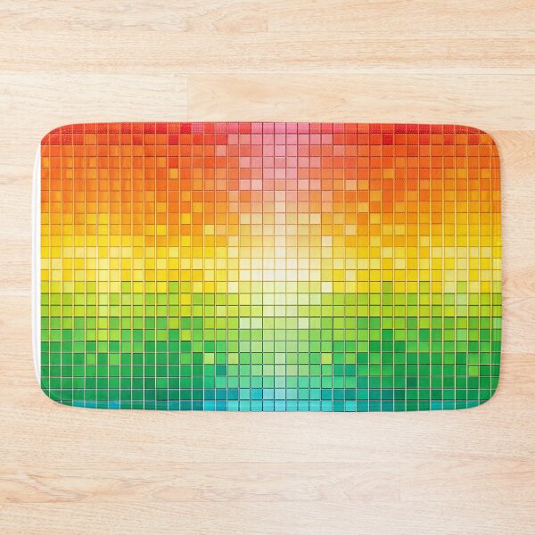Item preview, Disco Pixelart Colorful Checker Pattern designed and sold by PatternBestFan.
