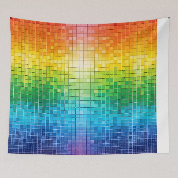Artikelvorschau, Disco Pixelart Buntes Schachbrettmuster entworfen und verkauft von PatternBestFan.