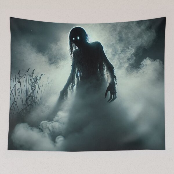 Item preview, The Fog's Phantom: A Haunting Encounter with the Shadowy Figure designed and sold by aunins7.