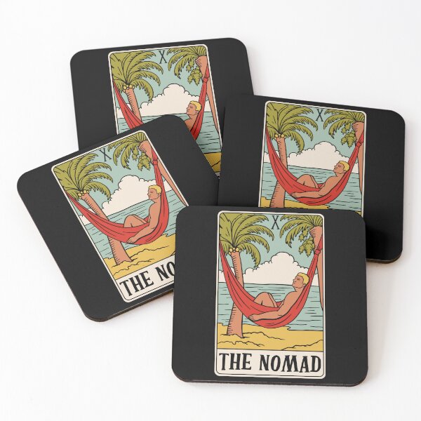 Item preview, The Nomad - Digital Nomad WFH Tarot Card designed and sold by isstgeschichte.