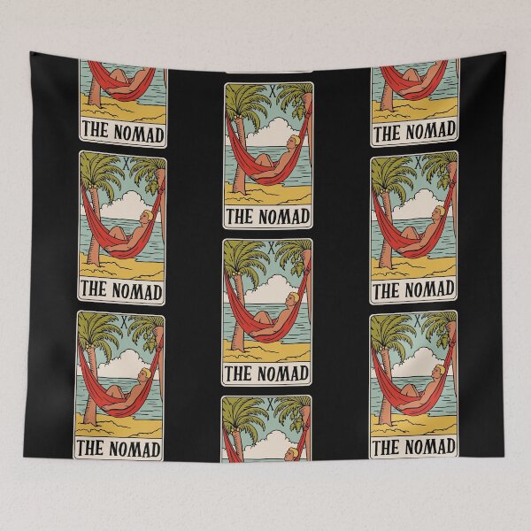 Item preview, The Nomad - Digital Nomad WFH Tarot Card designed and sold by isstgeschichte.