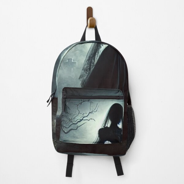 Item preview, The Lady in Black: A Haunting Presence in the Graveyard designed and sold by aunins7.
