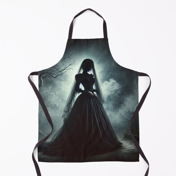 Item preview, The Lady in Black: A Haunting Presence in the Graveyard designed and sold by aunins7.