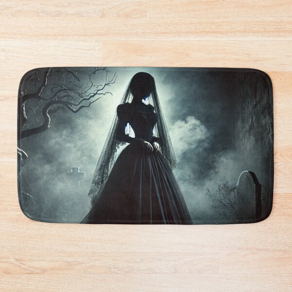 Item preview, The Lady in Black: A Haunting Presence in the Graveyard designed and sold by aunins7.