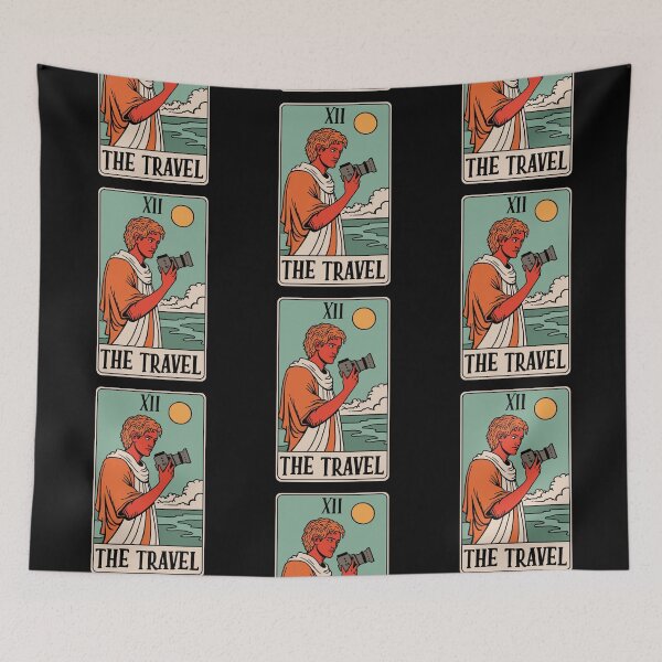 Item preview, The Travel - Travelling / Globetrotting Tarot Card designed and sold by isstgeschichte.