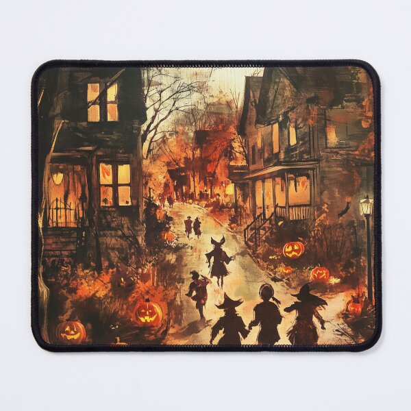 Item preview, Noche de Halloween clásica | Escena clásica de truco o trato | Arte inspirado en Gammell designed and sold by Moments-Studio.