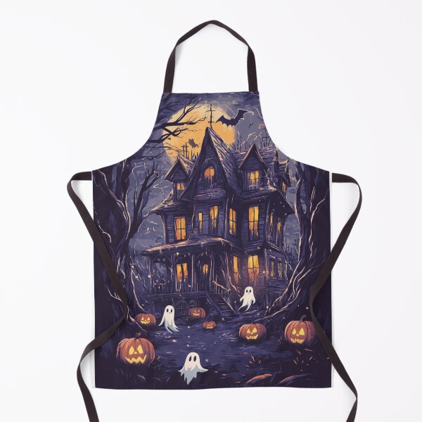 Item preview, Spooky Night Scene | Haunted House Art | Halloween Ghost Design designed and sold by Moments-Studio.
