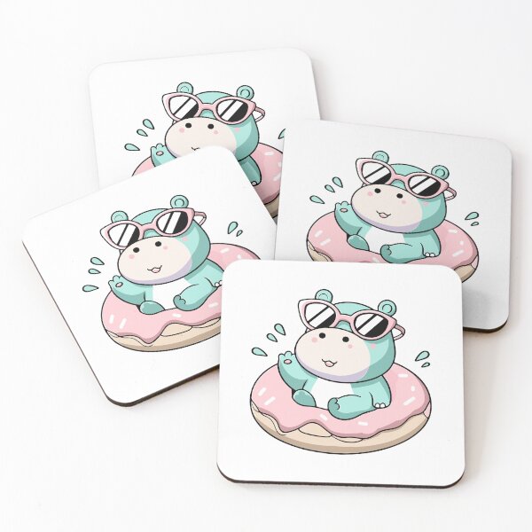 Item preview, Cute Moo deng  in Donut Floatie T-Shirt Design Sticker designed and sold by CreativeTomb.