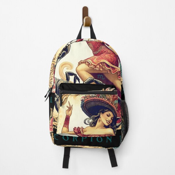 Item preview, Horoscope Scorpio sign - vintage dancing scorpion & dancer designed and sold by posterflunz.
