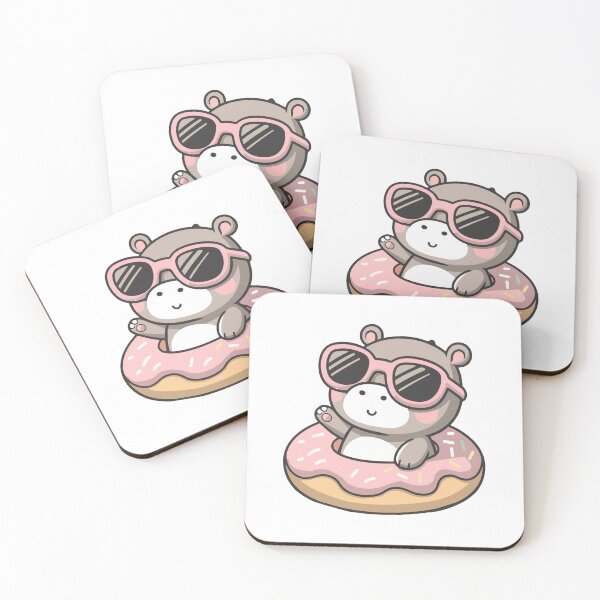 Item preview,  Cute Moo Deng  in Donut T-Shirt Design Sticker designed and sold by CreativeTomb.