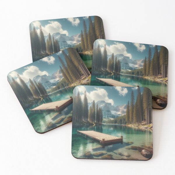 Item preview, Tranquil Mountain Lake designed and sold by crazirious.