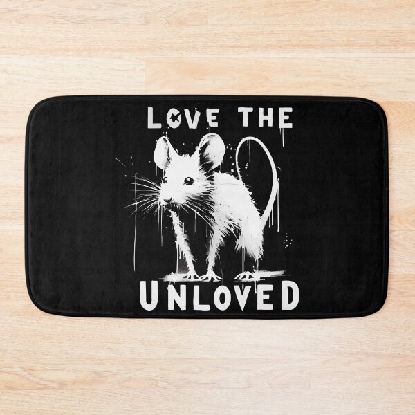 Item preview, Love The Unloved Rat Owner Monochromatic Street Art designed and sold by TomFrontierArt.