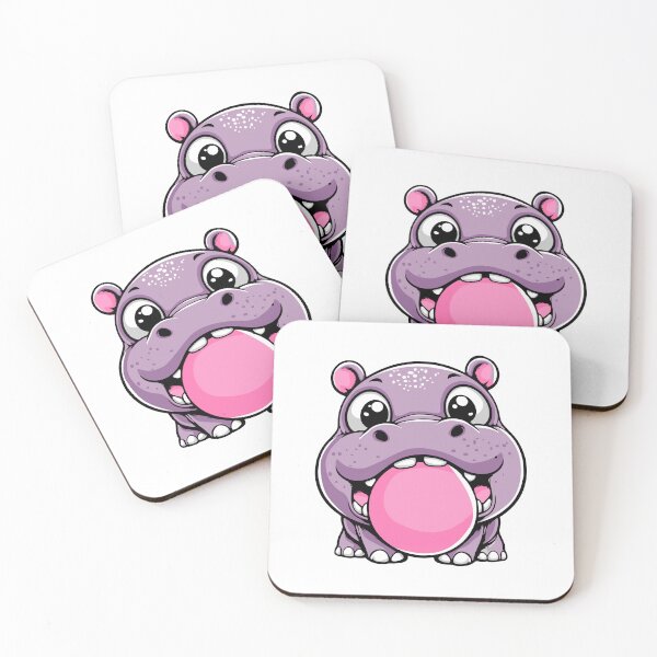 Item preview, Moo Deng Hippo Blowing Bubblegum – T-Shirts & Stickers Design designed and sold by CreativeTomb.