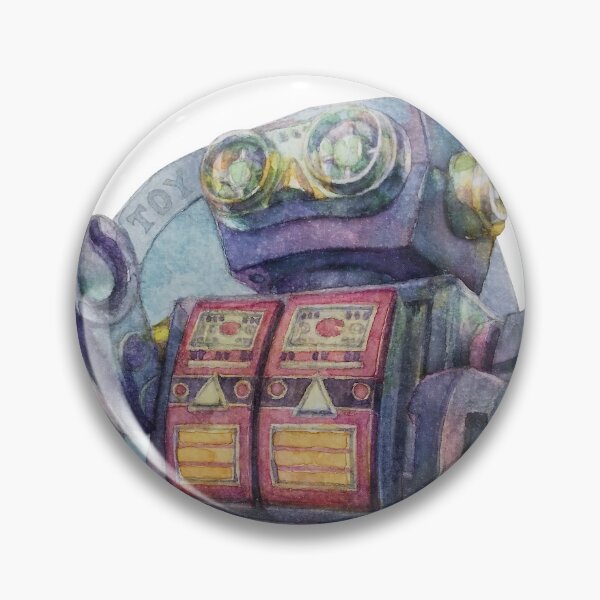 Item preview, vintage tin toy robot designed and sold by BearsCraft.