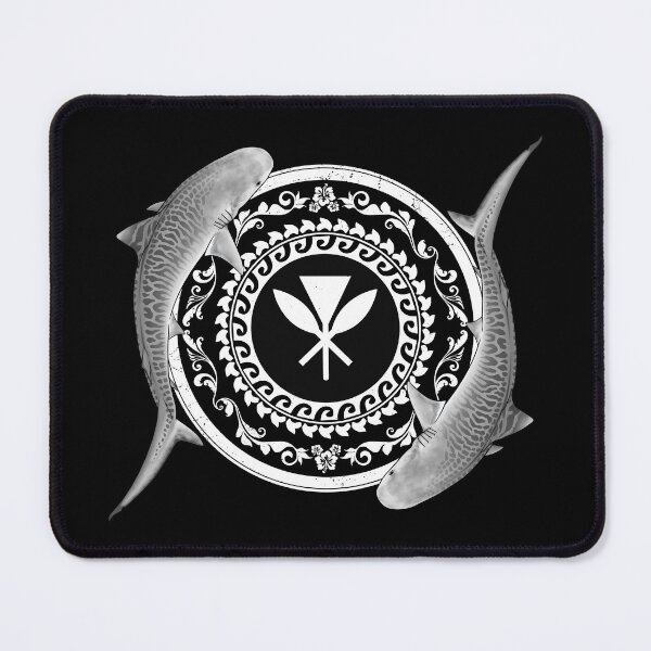 Item preview, Kanaka Maoli tiger shark designed and sold by NicGrayGraphic.