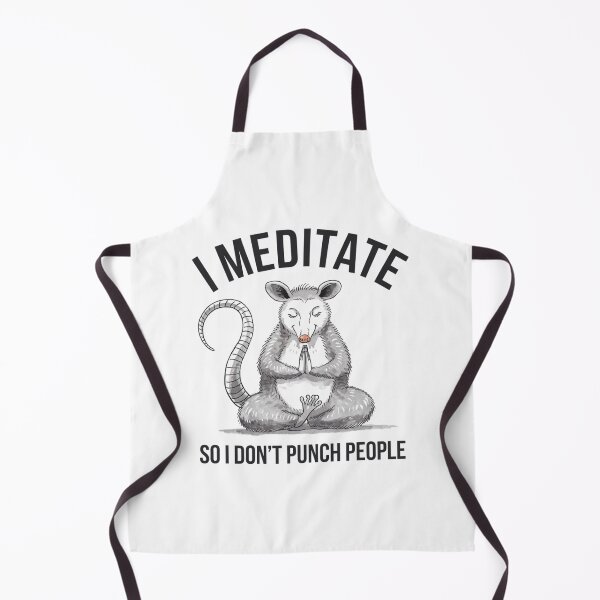 Item preview, Meditate, Meditation, possum, punch, funnyfits70, Humor, Funny, designed and sold by FunnyFits70.