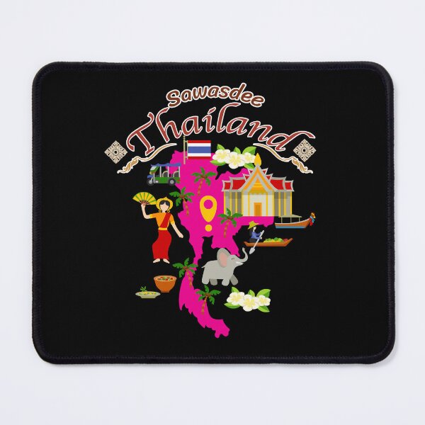 Item preview, Sawasdee Thailand tourism map icons set designed and sold by gbun25.