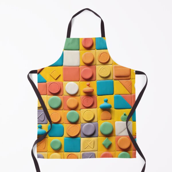Item preview, Colorful clay chessboard pattern designed and sold by NolineXpression.