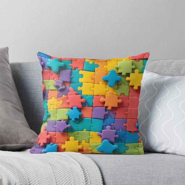 Item preview,  Piezas de rompecabezas de arcilla de colores designed and sold by NolineXpression.