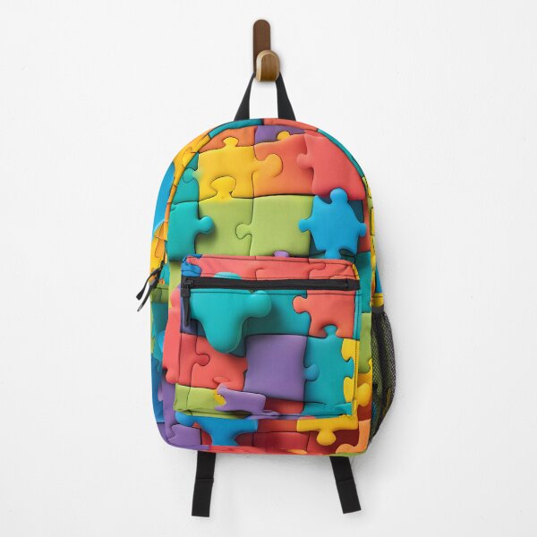 Item preview, Colorful clay puzzle pieces designed and sold by NolineXpression.