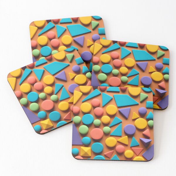 Item preview, Colorful clay shapes designed and sold by NolineXpression.