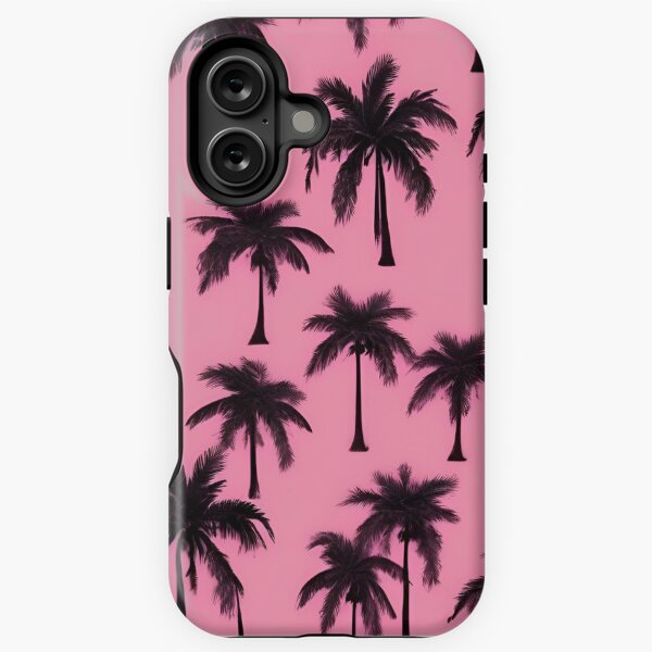 Item preview, Pink And Black Palm Trees - Pink And Black - Summer Pattern designed and sold by Urbanwraps.