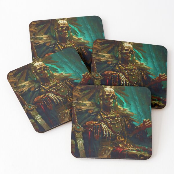 Item preview, Mictlantecuhtli, Lord of the Underworld designed and sold by AM FineArtPrints.