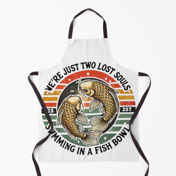 Item preview, Were Just Two Lost Souls Swimming In A Fish Bowl Retro Style designed and sold by SztylishDesigns.