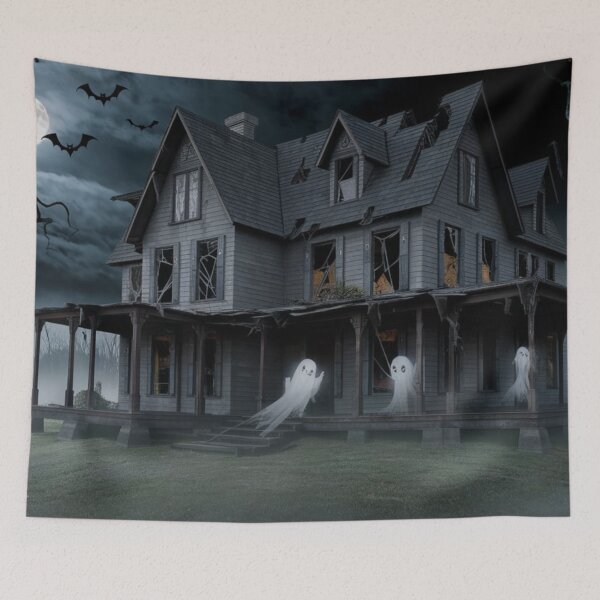 Item preview, HAUNTED MANSION, HALLOWEEN GRAPHIC DESIGN  designed and sold by YourTrendyTees.